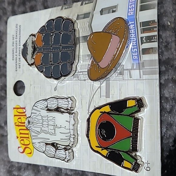 SEINFELD ENAMEL PIN SET - Picture 6 of 6